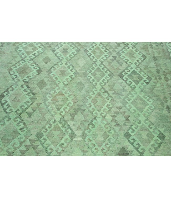 305x200 cm Handgemacht Wolle Kelim Teppich Orientteppich