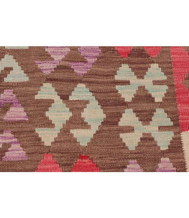 296x200 cm Handmade Afghan Kilim Area Rug Color Wool Carpet