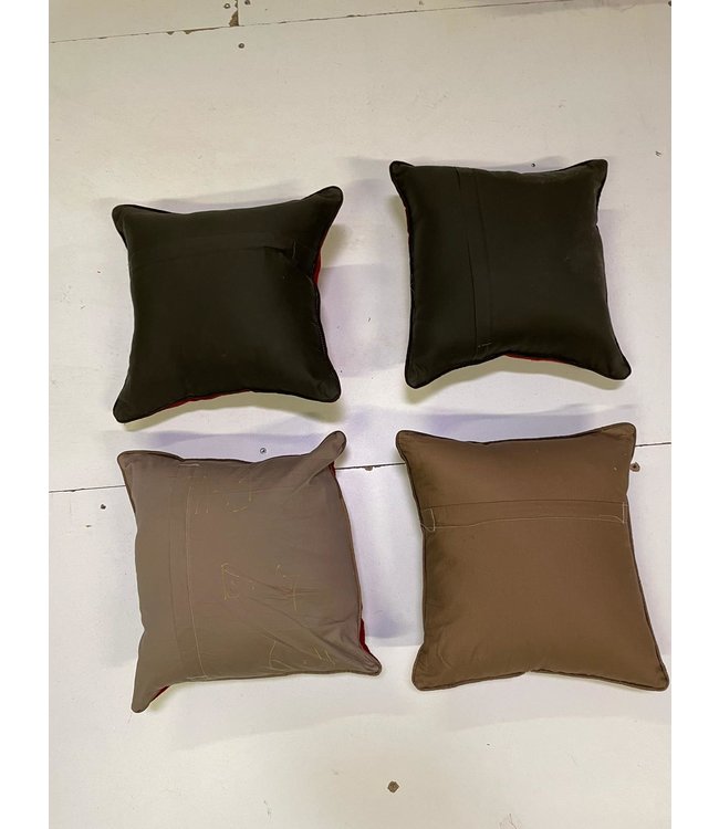 4x vintage kelim kissens  ca 45x45 cm
