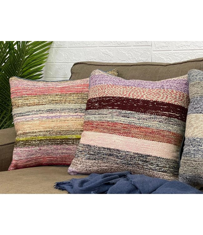 4x vintage kelim kissens  ca 45x45 cm