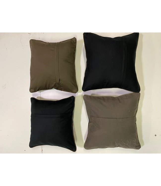4x vintage kelim kissens  ca 45x45 cm