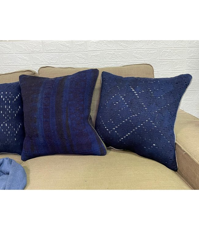 4x vintage kelim kissens  ca 45x45 cm