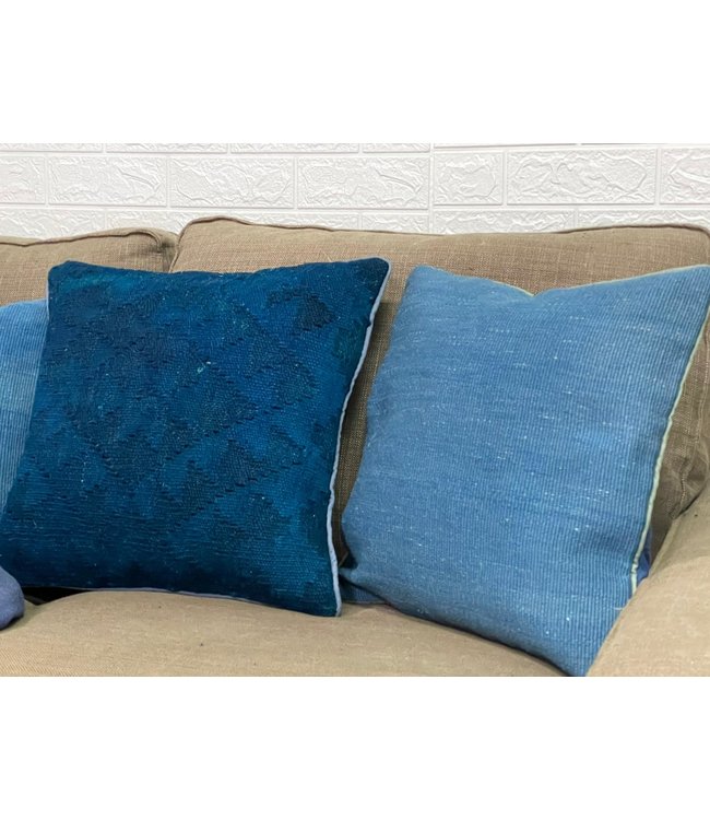 4x vintage unique Kilim Cushion ca 45x45 cm