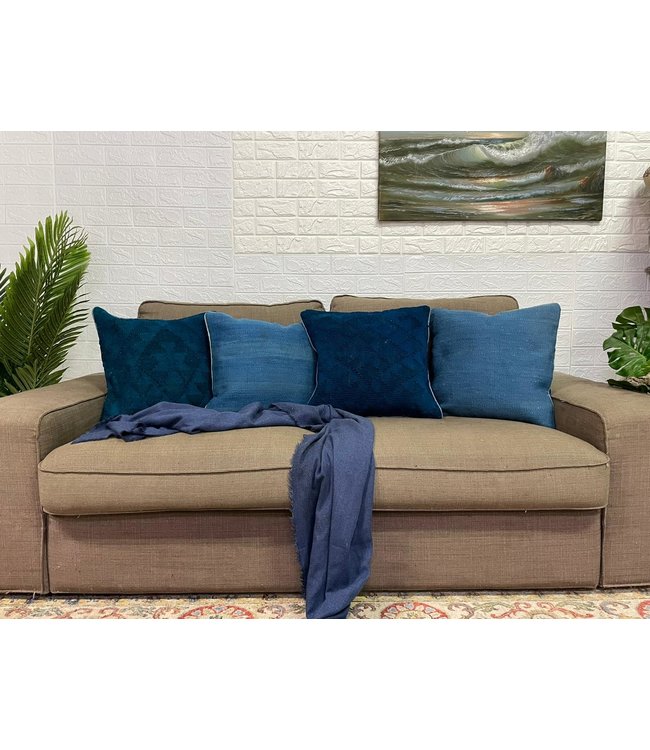 4x vintage kelim kissens  ca 45x45 cm