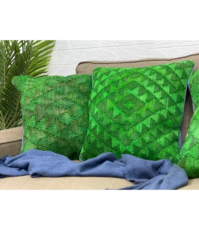 4x vintage unique Kilim Cushion ca 45x45 cm