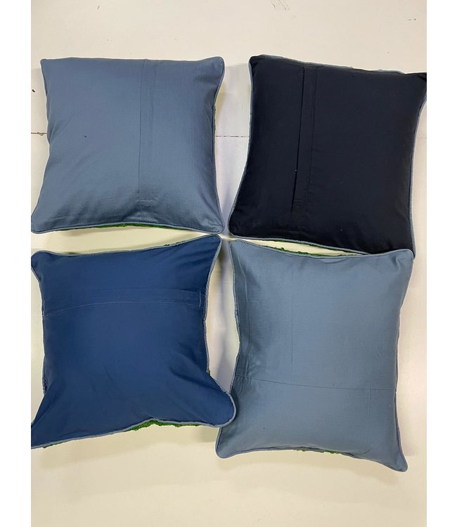 4x vintage kelim kissens  ca 45x45 cm