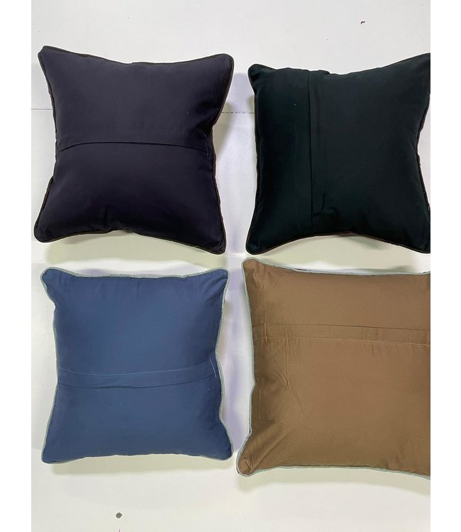 4x unike vintage kelim kussens met vulling ca 45x45 cm