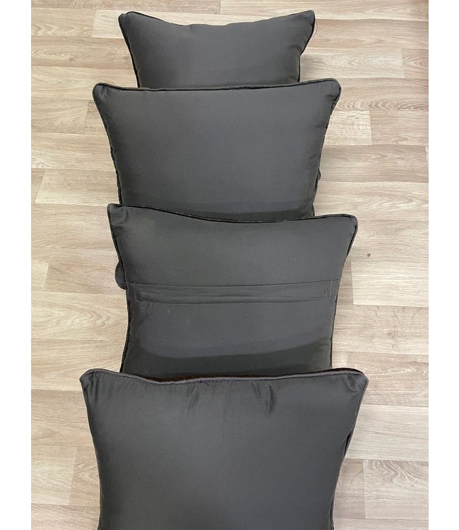 4x unike vintage kelim kussens met vulling ca 45x45 cm