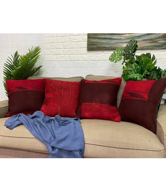 4x vintage unique Kilim Cushion ca 45x45 cm