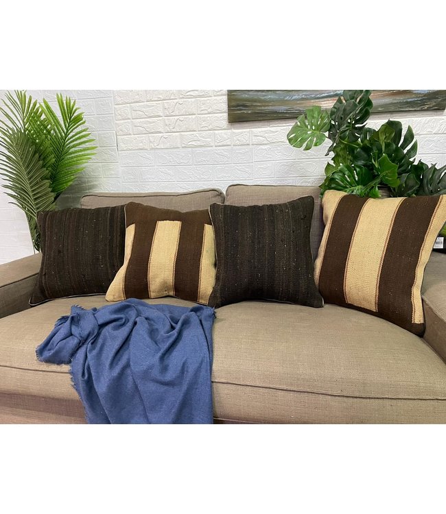 4x vintage unique Kilim Cushion ca 45x45 cm