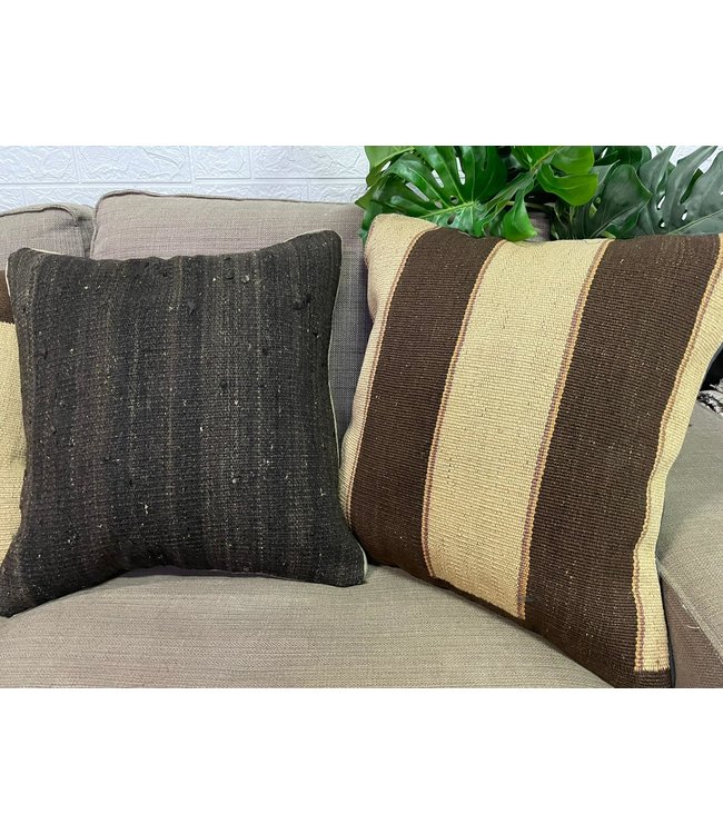 4x vintage kelim kissens  ca 45x45 cm