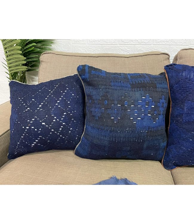 4x vintage unique Kilim Cushion ca 45x45 cm