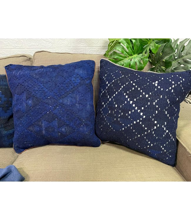 4x vintage kelim kissens  ca 45x45 cm