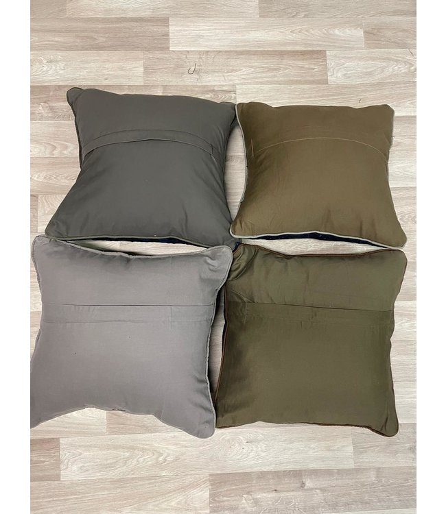 4x vintage kelim kissens  ca 45x45 cm