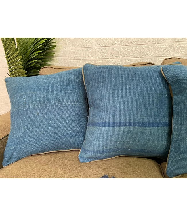 4x vintage kelim kissens  ca 45x45 cm