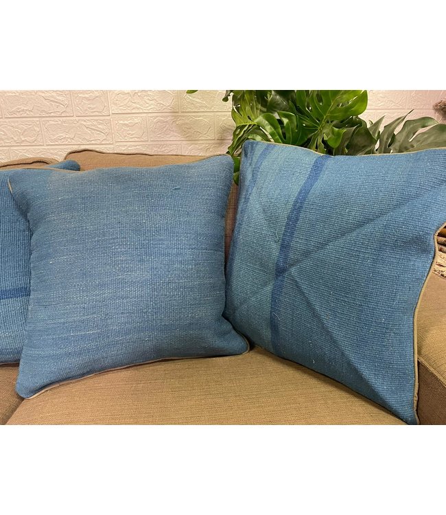 4x unike vintage kelim kussens met vulling ca 45x45 cm