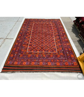 402x268 cm Handgemaakt Oosters Kelim Wol Vloerkleed 402x268 cm Handgemaakt Oosters Kelim Wol Vloerkleed