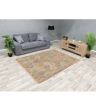 Handgewebte Orientalisch Wolle Kelim Teppich 199X152cm Handgewebte Orientalisch Wolle Kelim Teppich 199X152cm