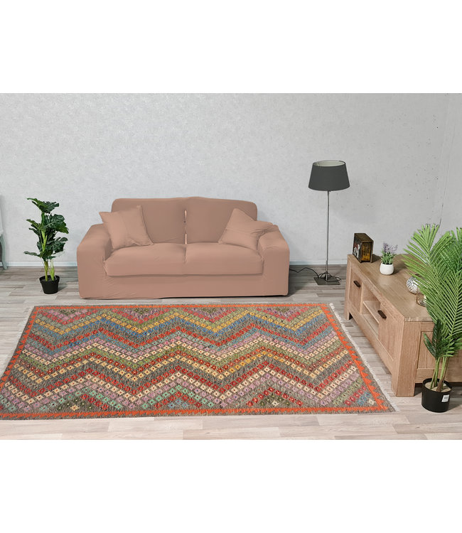 (7'10 x 5'5 )-Feet  kelim rug  240 x 166 cm