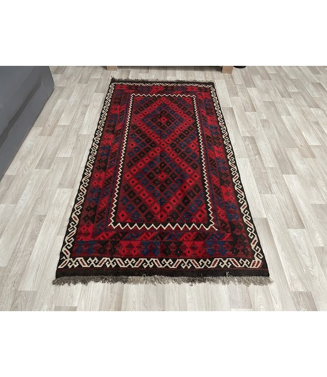 Handgewebte Orientalisch Wolle Kelim Teppich 200 x 130 cm