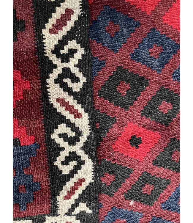 Handgewebte Orientalisch Wolle Kelim Teppich 200 x 130 cm