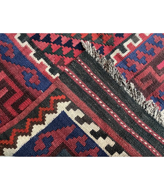 Handgewebte Orientalisch Wolle Kelim Teppich 207 x 097 cm