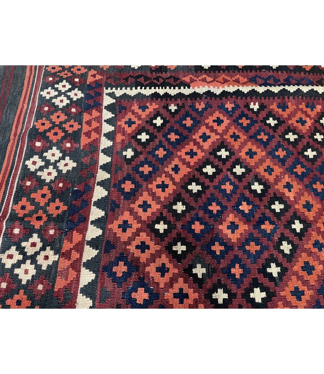 Handgewebte Orientalisch Wolle Kelim Teppich 239 x 116 cm