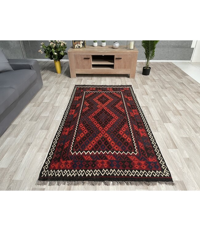 kelim 195 x 106 cm vloerkleed tapijt kelims hand geweven