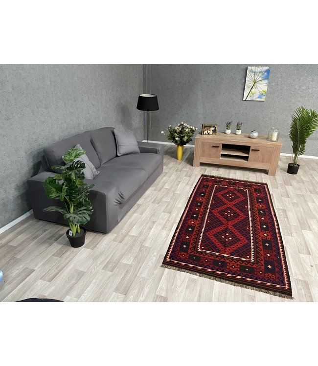 kelim 217 x 104 cmvloerkleed tapijt kelims hand geweven