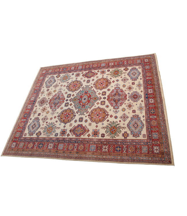 306x247 cm Kazak Rug Fine Hand knotted  Wool Oriental Carpet
