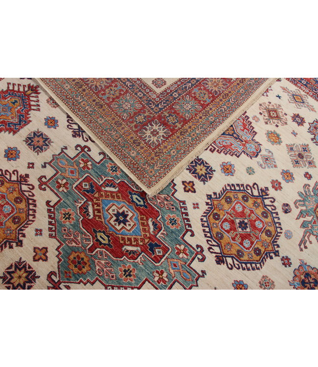 306x247 cm kazak tapijt fijn  Handgeknoopt wol