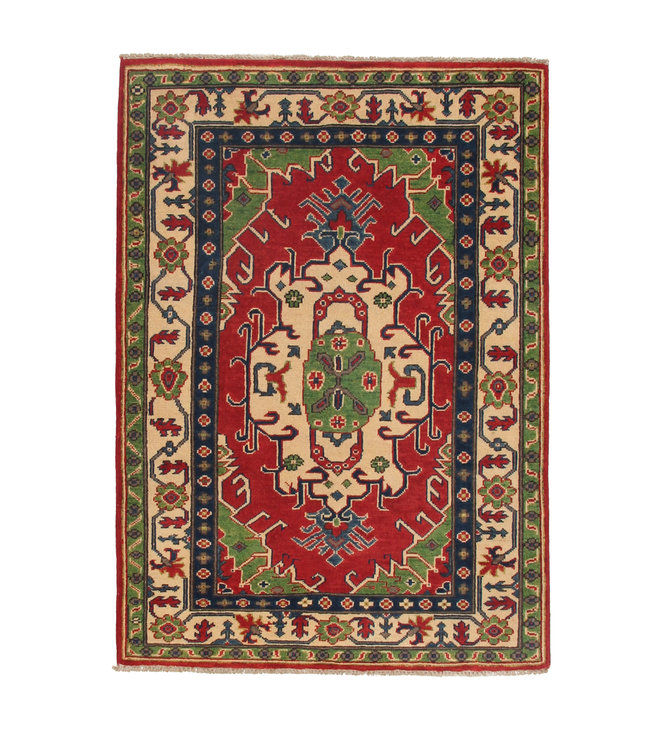 146x102 cm kazak tapijt fijn  Handgeknoopt wol