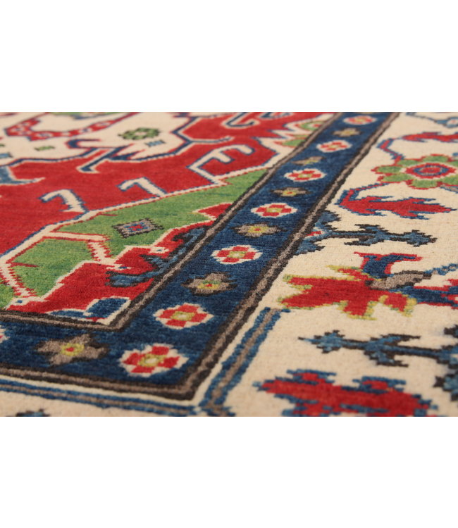 146x102 cm Kazak Rug Fine Hand knotted  Wool Oriental Carpet