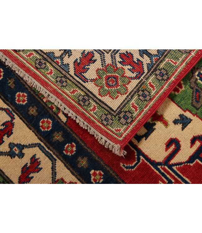 146x102 cm Kazak Rug Fine Hand knotted  Wool Oriental Carpet