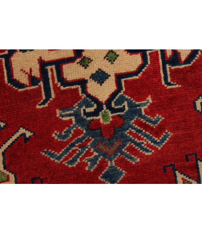 146x102 cm kazak tapijt fijn  Handgeknoopt wol