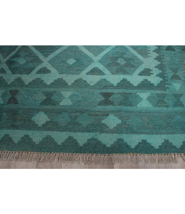 290x193 cm Handmade Afghan Kilim Area Rug Wool Carpet