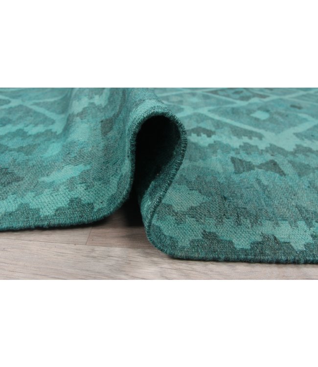 290x193 cm Handmade Afghan Kilim Area Rug Wool Carpet