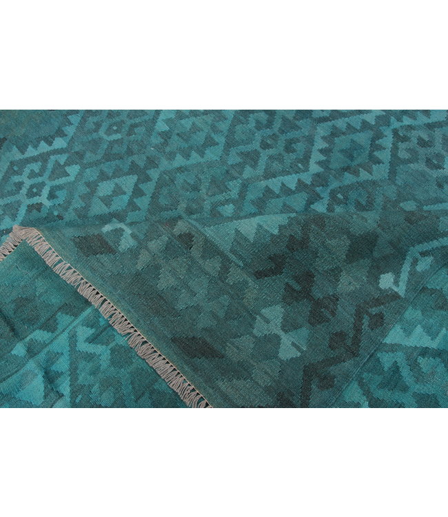 301x202 cm Handgeweven Kelim Tapijt