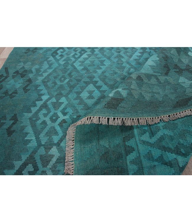 301x202 cm Handmade Afghan Kilim Area Rug Wool Carpet