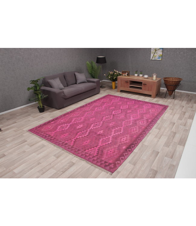 298x200 cm Beautiful Rug Handwoven Kelim Wool  Oriental carpet