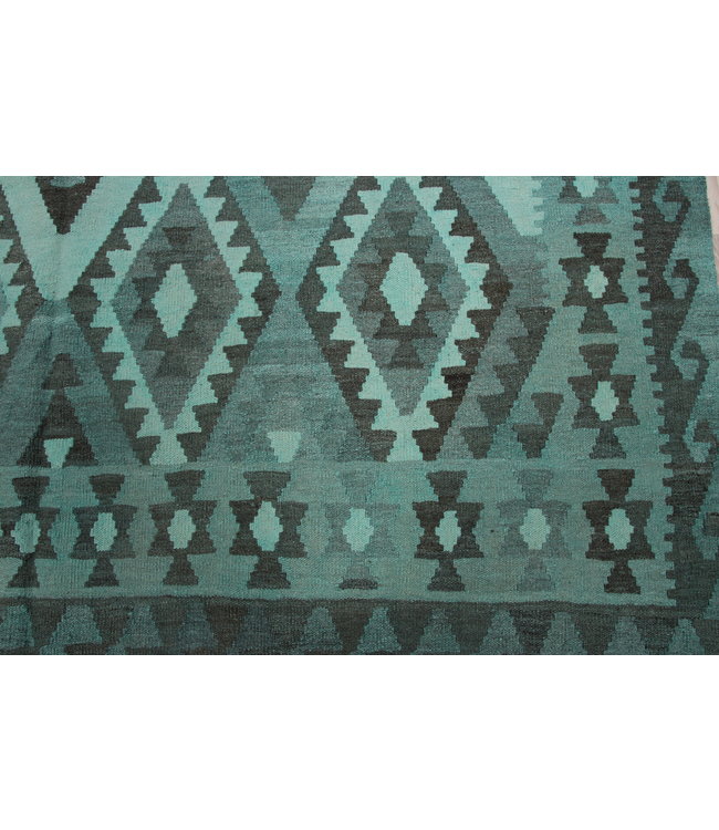 295x205 cm Handmade Afghan Kilim Area Rug Wool Carpet