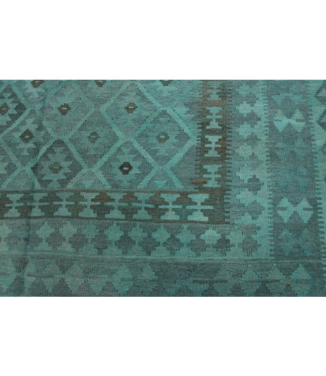 297x196 cm Handgemacht Wolle Kelim Teppich Orientteppich