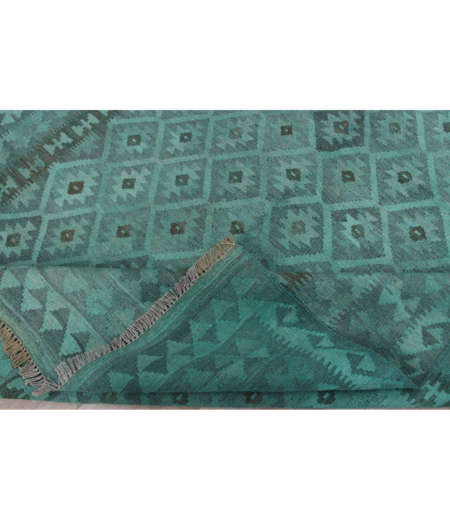 297x196 cm Handmade Afghan Kilim Area Rug Wool Carpet