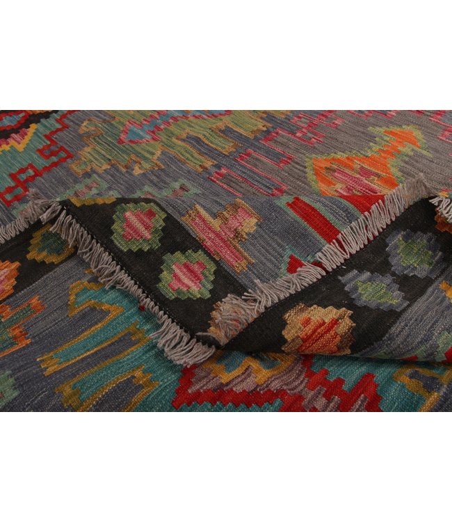 300x206 cm Handgemacht Traditional Wolle Kelim Teppich Orientteppich