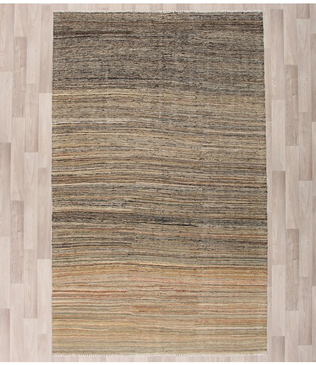 249x154 cm Handgemacht modern Wolle Kelim Teppich Orientteppich