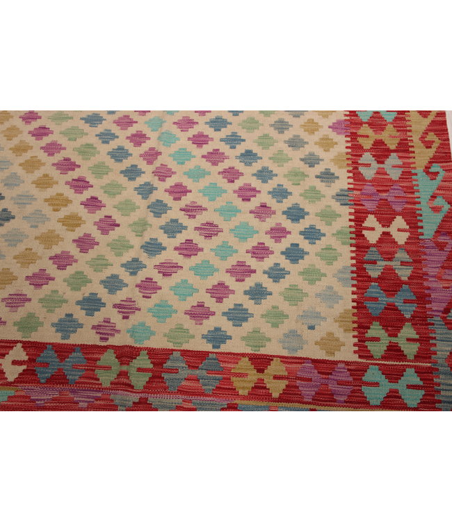 247x172 cm Handmade Afghan modern Kilim Area Rug Wool Carpet