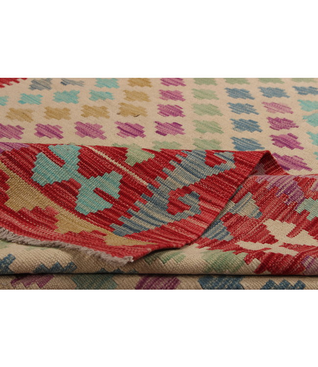 247x172cm Handgemacht modern Wolle Kelim Teppich Orientteppich