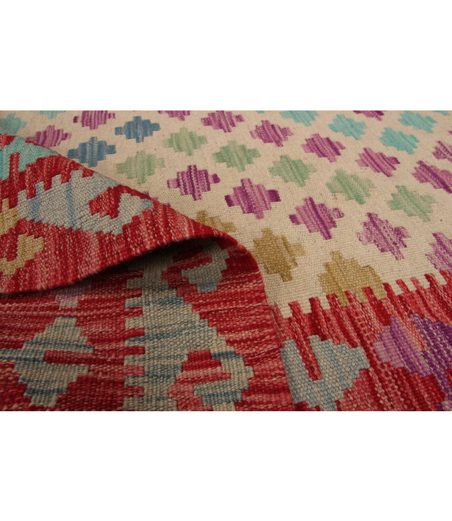 247x172 cm Handmade Afghan modern Kilim Area Rug Wool Carpet