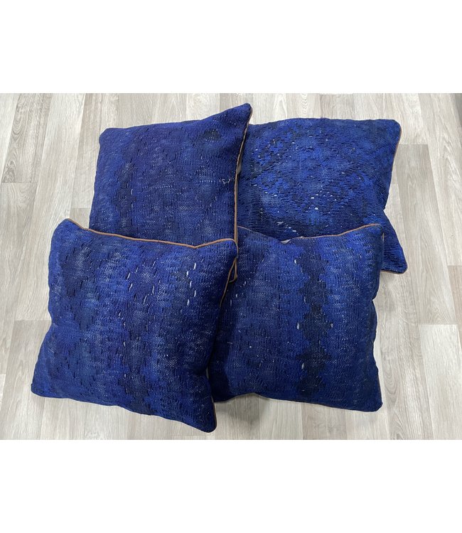 4x kelim kussens ca 45x45 cm met vulling