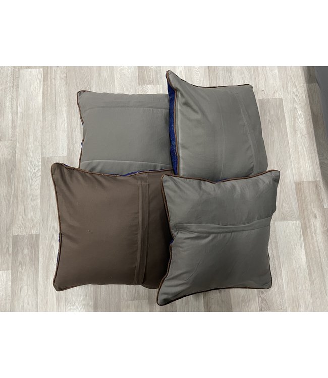 4x kelim kussens ca 45x45 cm met vulling